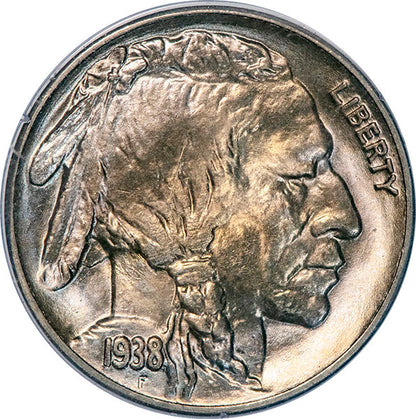 (3984) 1938-D 5C PCGS MS66 Gold CAC Buffalo obverse
