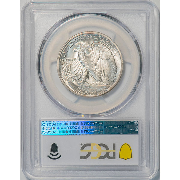 (6622) 1944-D 50C PCGS MS67 CAC Walker reverse slab