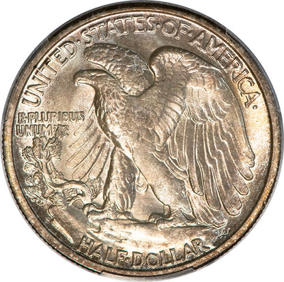 1944-S 50C PCGS MS66 Walker reverse