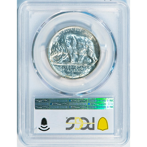 1925-S 50C California PCGS MS65 Silver Commemorative reverse slab