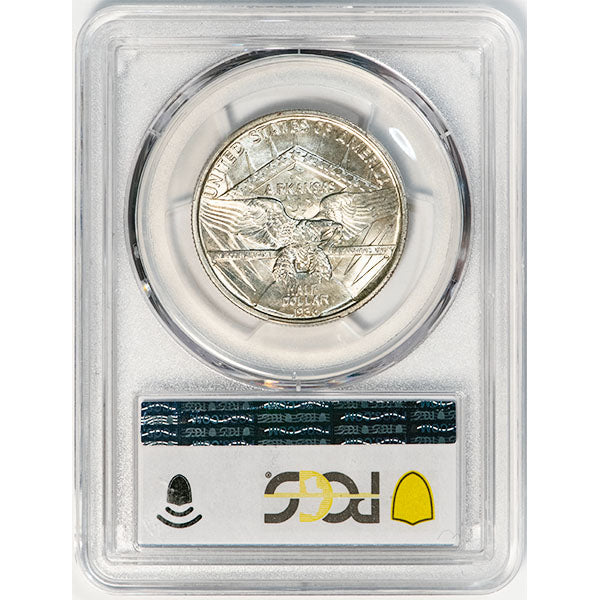 1936 50C Robinson PCGS MS66 CAC Silver Commemorative reverse slab