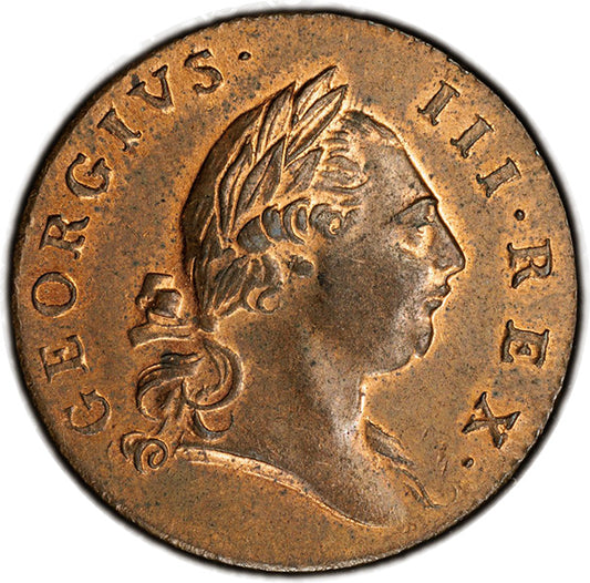 (241) 1773 VA 1/2P Period PCGS MS65RB