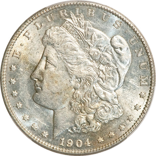 1904-S $1 PCGS AU55 Morgan obverse