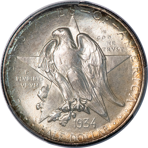 (9381) 1934 50C Texas PCGS MS67 CAC