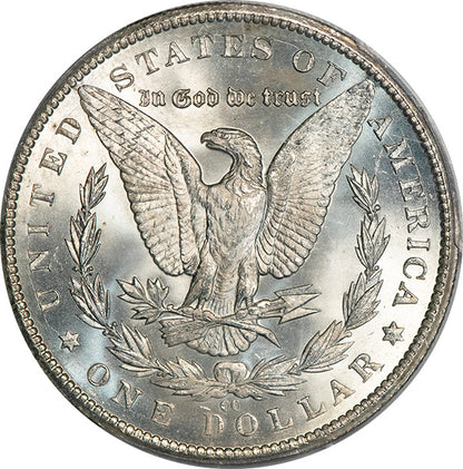 (7160) 1885-CC $1 PCGS MS66+ Morgan reverse