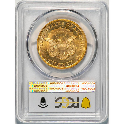 (8908) 1853 $20 PCGS MS62