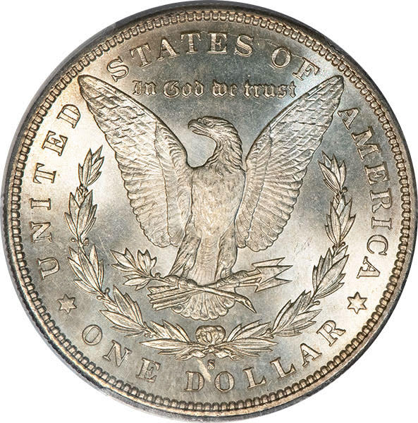 (7218) 1892-S $1 PCGS MS66 ***