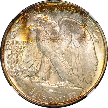 (6630) 1947 50C NGC MS67+ CAC