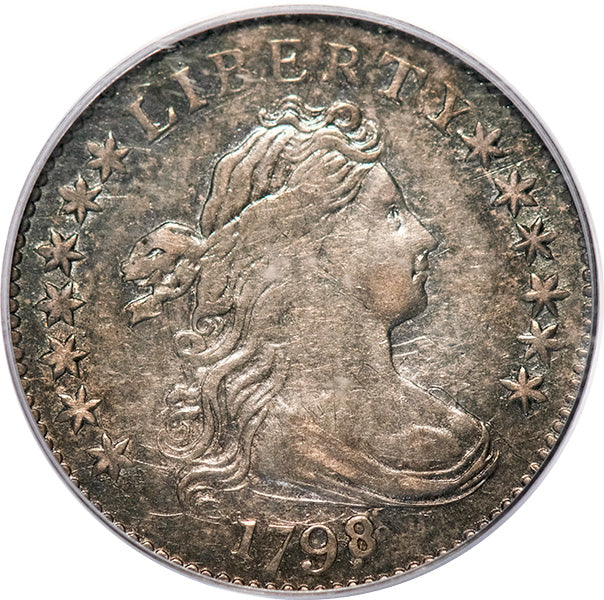 (4469) 1798/7 10C 13 Stars Reverse PCGS XF45 CAC