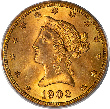 1902-S $10 PCGS MS64 *** Liberty Head obverse