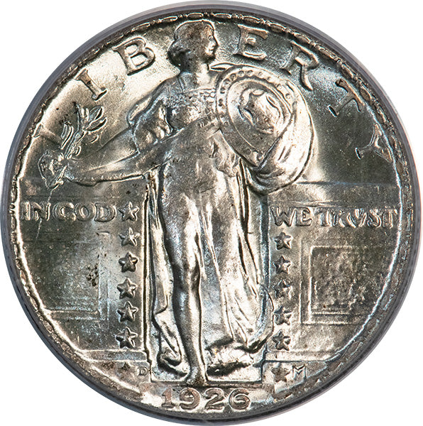 1926-D 25C PCGS MS64 Standing Liberty obverse