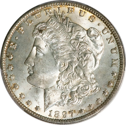 1897-O $1 PCGS MS63 Morgan Dollar obverse