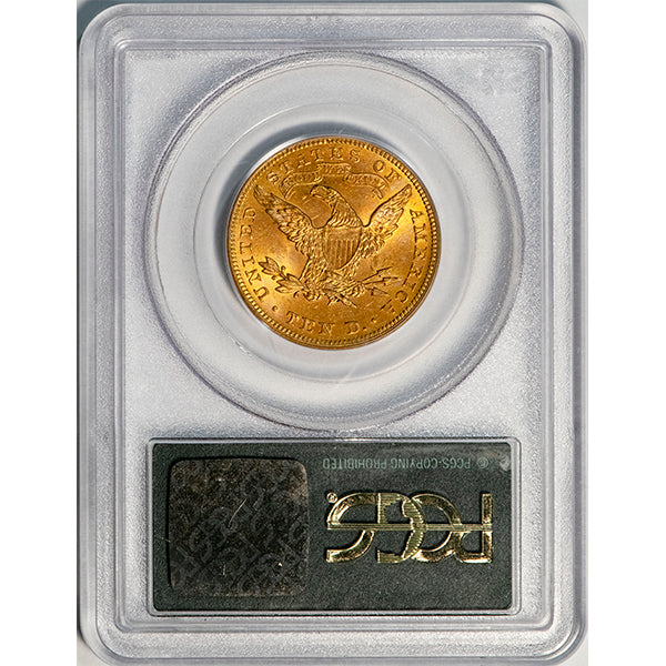 (8742) 1899 $10 PCGS MS63 Liberty Head reverse slab