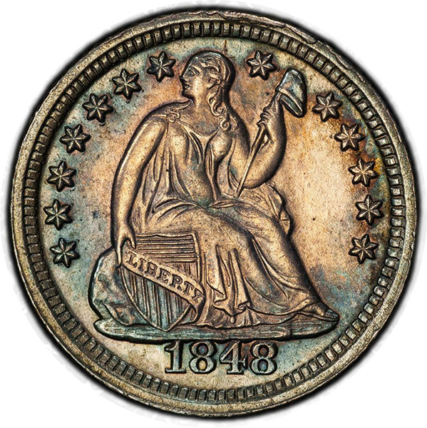 1848-O H10C PCGS MS63