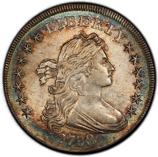 (6877) 1798 $1 B-25, BB-123 PCGS MS62
