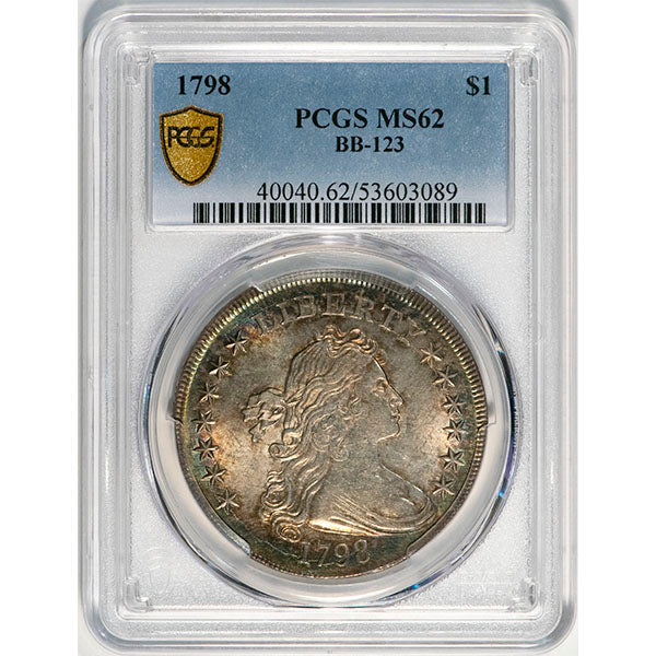 (6877) 1798 $1 B-25, BB-123 PCGS MS62