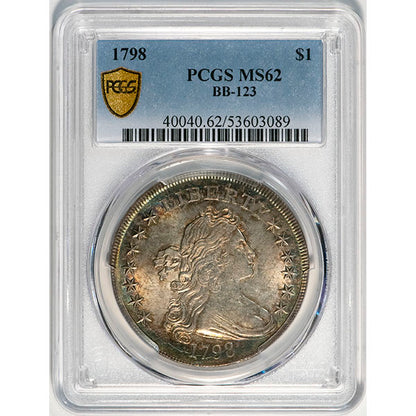 (6877) 1798 $1 B-25, BB-123 PCGS MS62