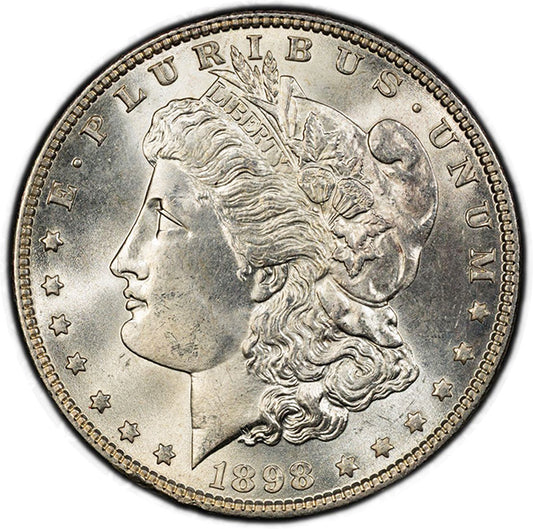 (7252) 1898 $1 PCGS MS67