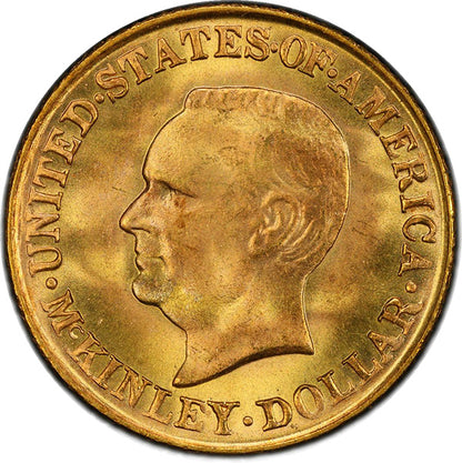 (7455) 1917 G$1 PCGS MS67 McKinley obverse