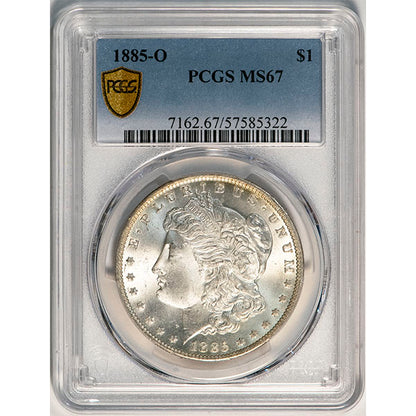 (7162) 1885-O $1 PCGS MS67