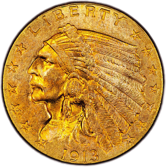 (7945) 1913 $2.50 PCGS MS64