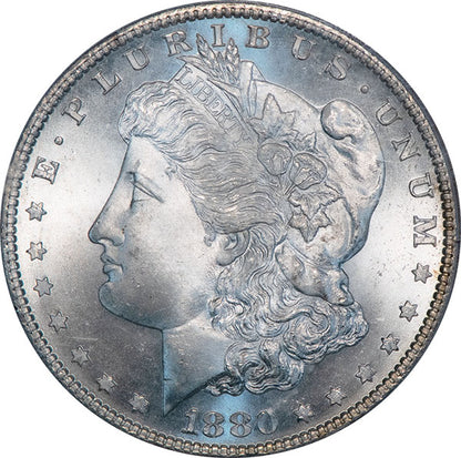 (7118) 1880-S $1 PCGS MS65 Gold CAC