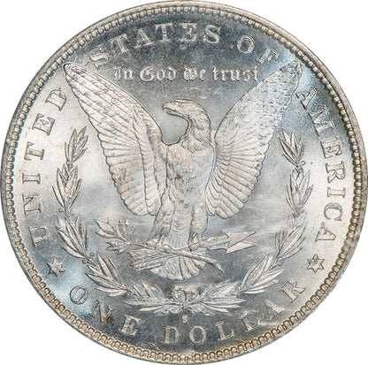 (7118) 1880-S $1 PCGS MS65 Gold CAC Morgan reverse