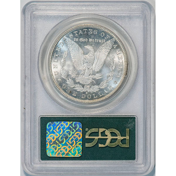 (7118) 1880-S $1 PCGS MS65 Gold CAC Morgan reverse slab