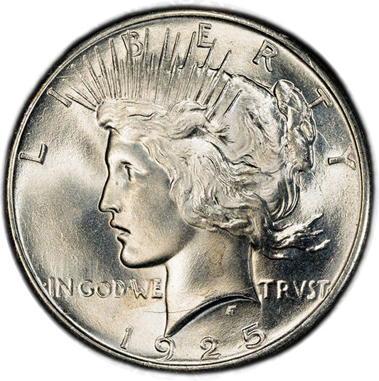 (7365) 1925 $1 PCGS MS67