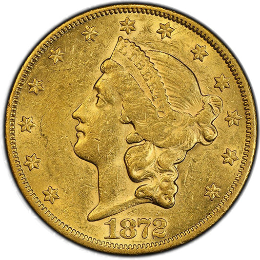 (8964) 1872-CC $20 PCGS AU55