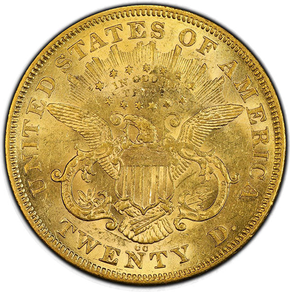 (8964) 1872-CC $20 PCGS AU55