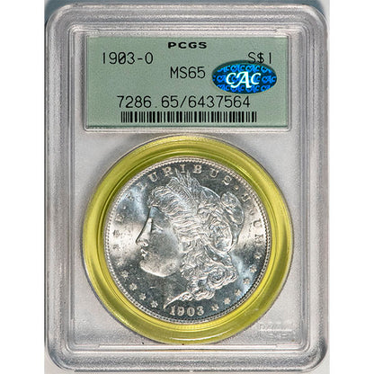 (7286) 1903-O $1 Old Holder PCGS MS65 CAC