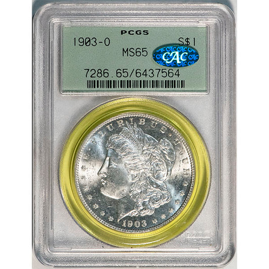 (7286) 1903-O $1 Old Holder PCGS MS65 CAC
