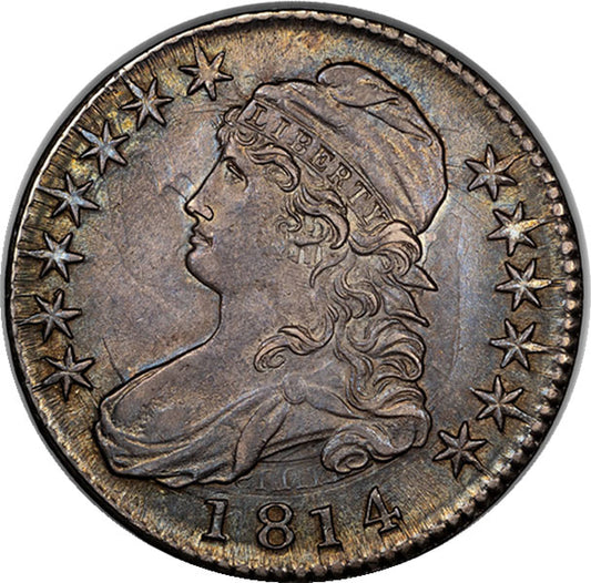 (6154) 1814 50C O-103, R.1 CAC MS63+ CAC