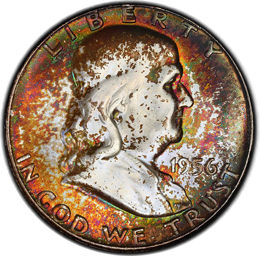 (6671) 1956 50C PCGS MS67+FBL CAC