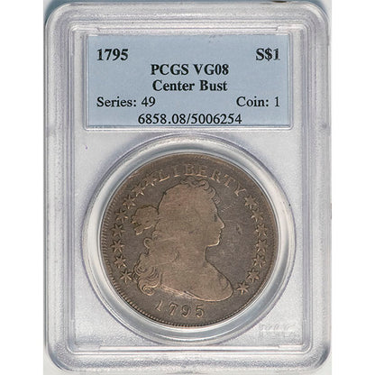 (6858) 1795 $1 Center Bust PCGS VG08