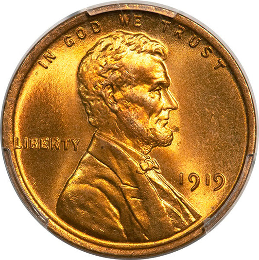 (2515) 1919 1C PCGS MS66+RD CAC