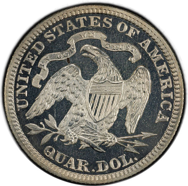 (5579) 1878 25C PCGS PR64DCAM CAC