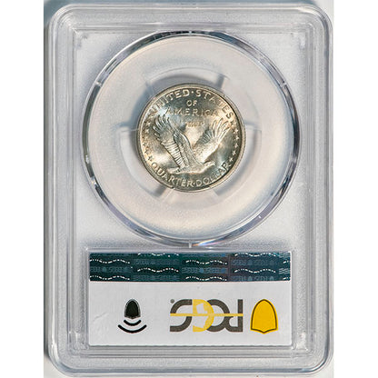 (5709) 1917-D 25C Type 1 PCGS MS65FH