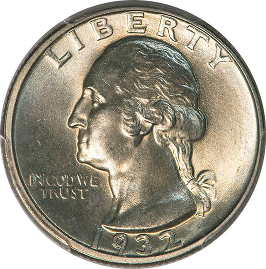(5791) 1932-D 25C PCGS MS62 CAC