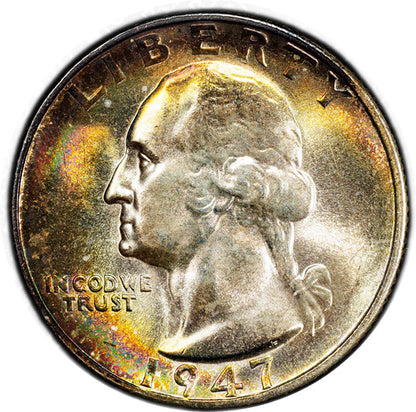 (5835) 1947-S 25C PCGS MS67+ CAC