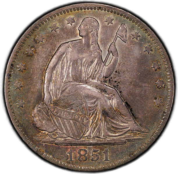 (6267) 1851-O 50C PCGS XF45