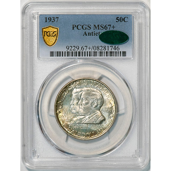 (9229) 1937 50C Antietam PCGS MS67+ CAC