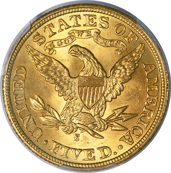 (8404) 1901-S $5 PCGS MS65 CAC