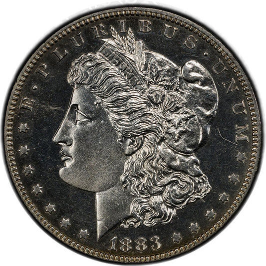 (7318) 1883 $1 PCGS PR64