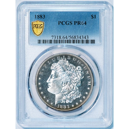 (7318) 1883 $1 PCGS PR64
