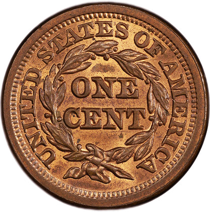 (1896) 1851/81 1C PCGS MS65RB CAC