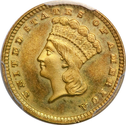 (7586) 1885 G$1 PCGS MS67