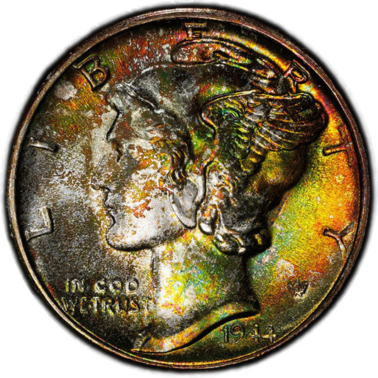 (5054) 1944-S 10C PCGS MS68 CAC