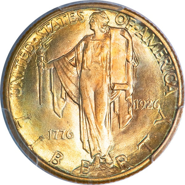 (7466) 1926 $2.50 Sesquicentennial PCGS MS66+ CAC